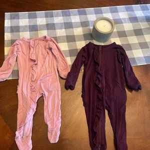 Set of two Newborn bamboo sleeper